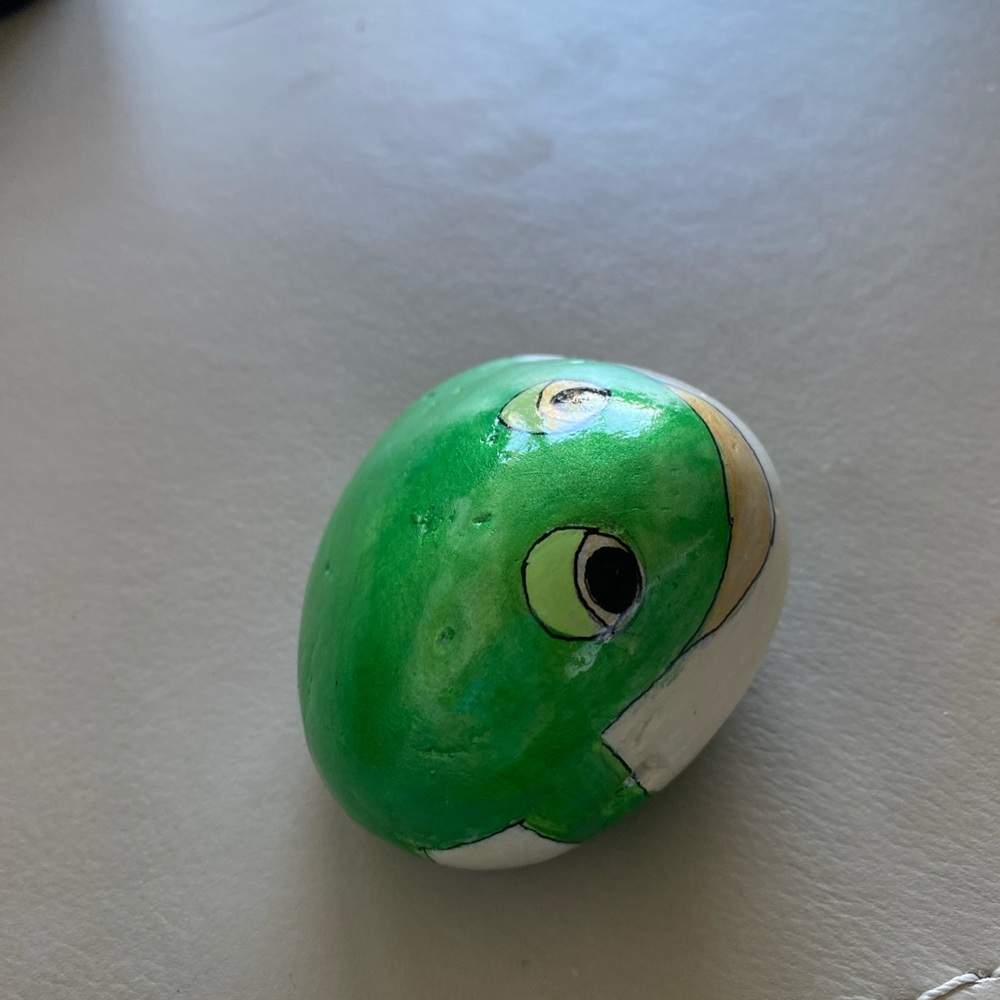 Rock Art Frog 3” x2.5” x2”